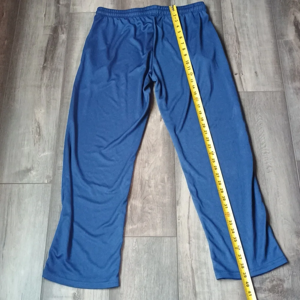 Men's Blue Athletic Pants - Picture 10 of 11
